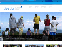 Tablet Screenshot of blueskyfundersforum.org